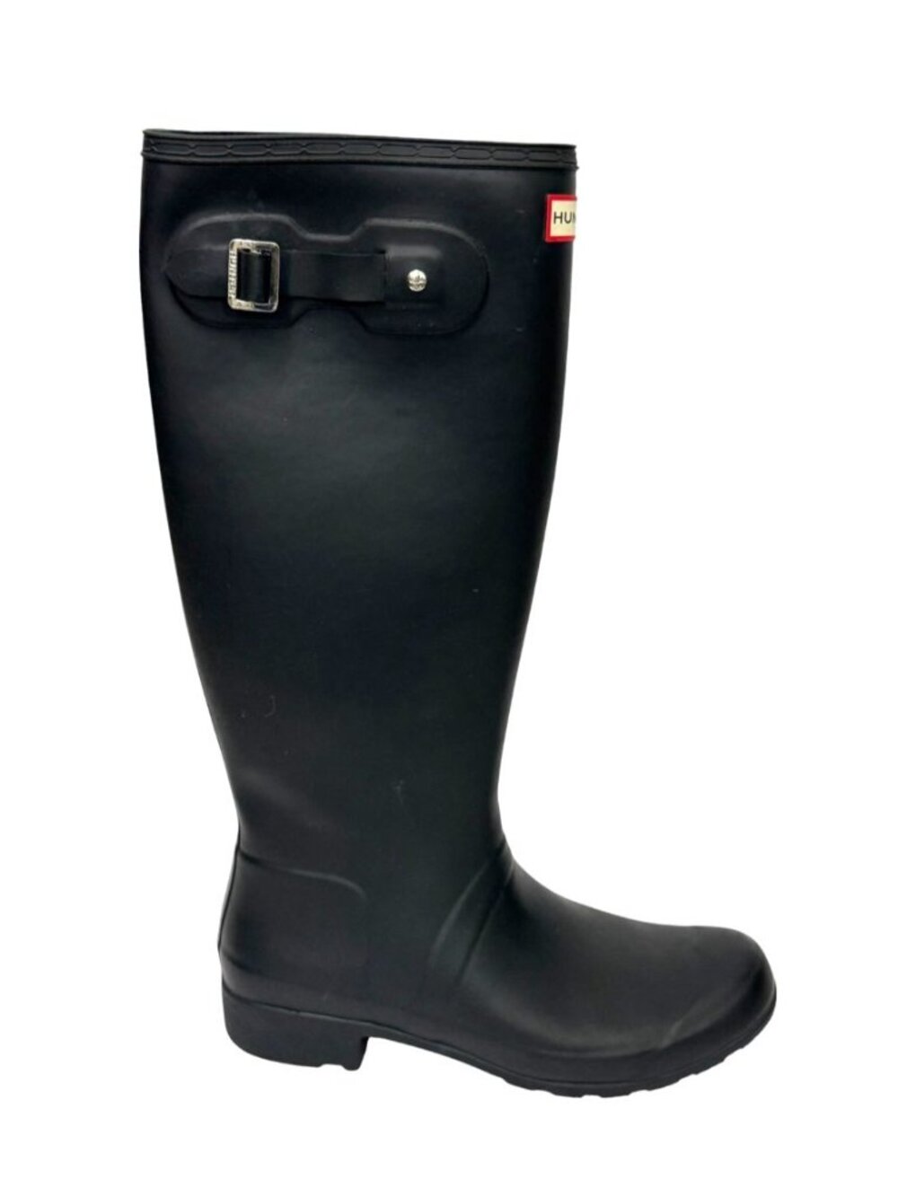 Hunter Original Tour Waterproof Rubber Rain Boots Black Knee High Women's US 9